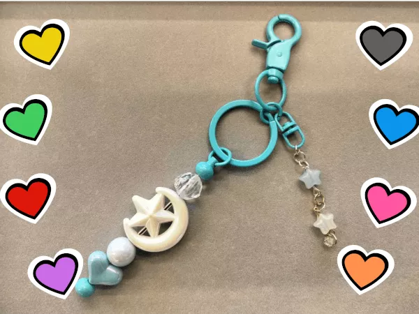 キーホルダー完成見本❣